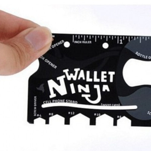 18 in 1 Multi Function Credit Card Hand Tools, Portable Wallet Knife